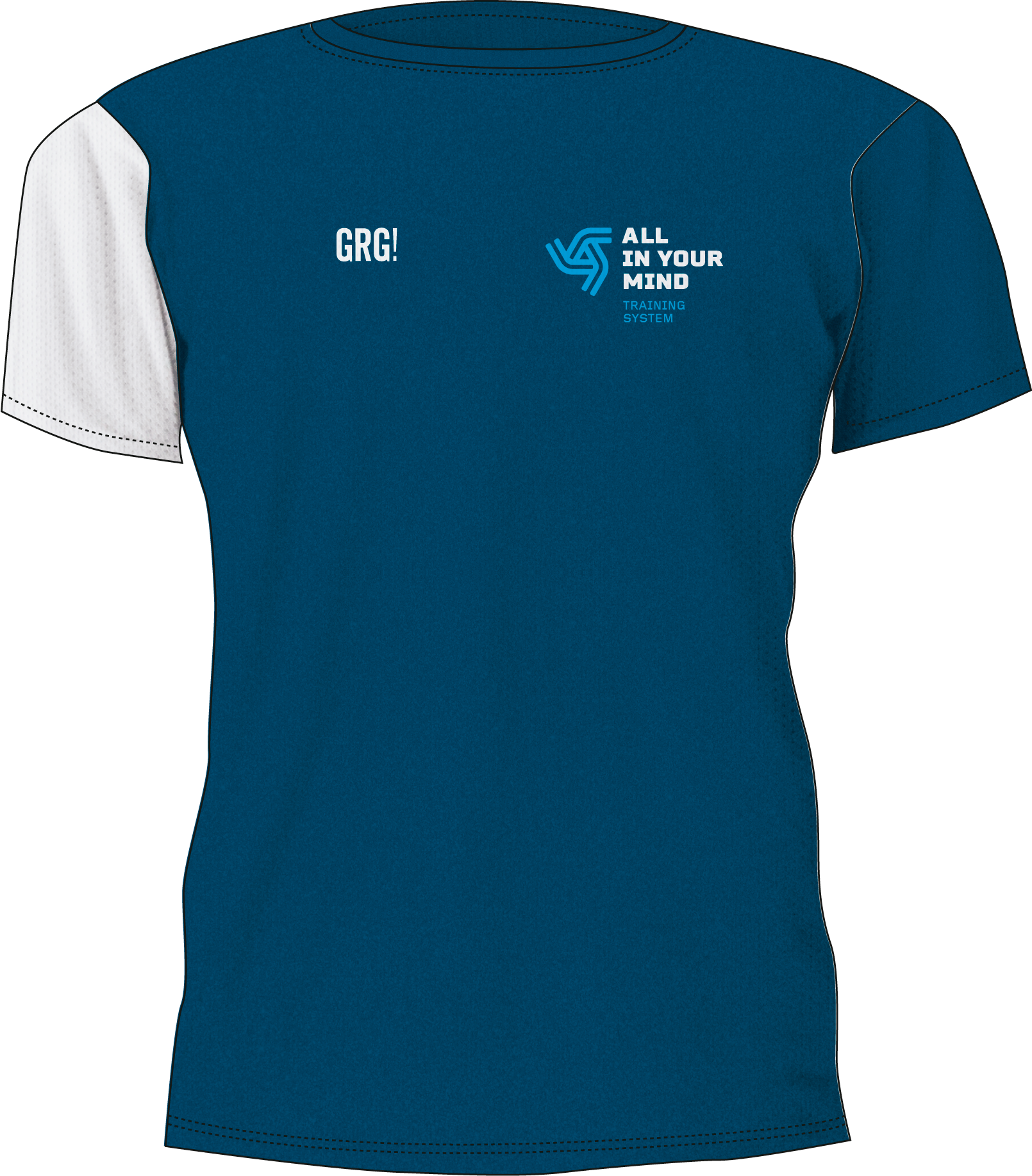 PLAYERA RUNNING CON MANGAS ⎜AIYM TEAM